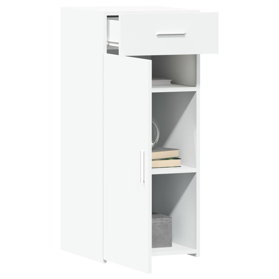 Dressoir 40x42,5x93 cm bewerkt hout wit