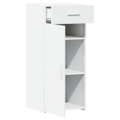 Dressoir 40x42,5x93 cm bewerkt hout wit