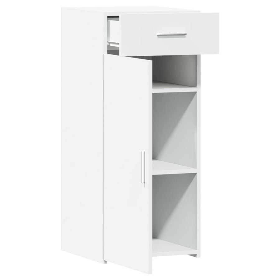 Dressoir 40x42,5x93 cm bewerkt hout wit