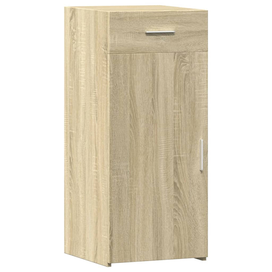 Dressoir 40x42,5x93 cm bewerkt hout sonoma eikenkleurig