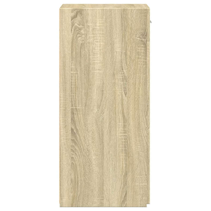 Dressoir 40x42,5x93 cm bewerkt hout sonoma eikenkleurig