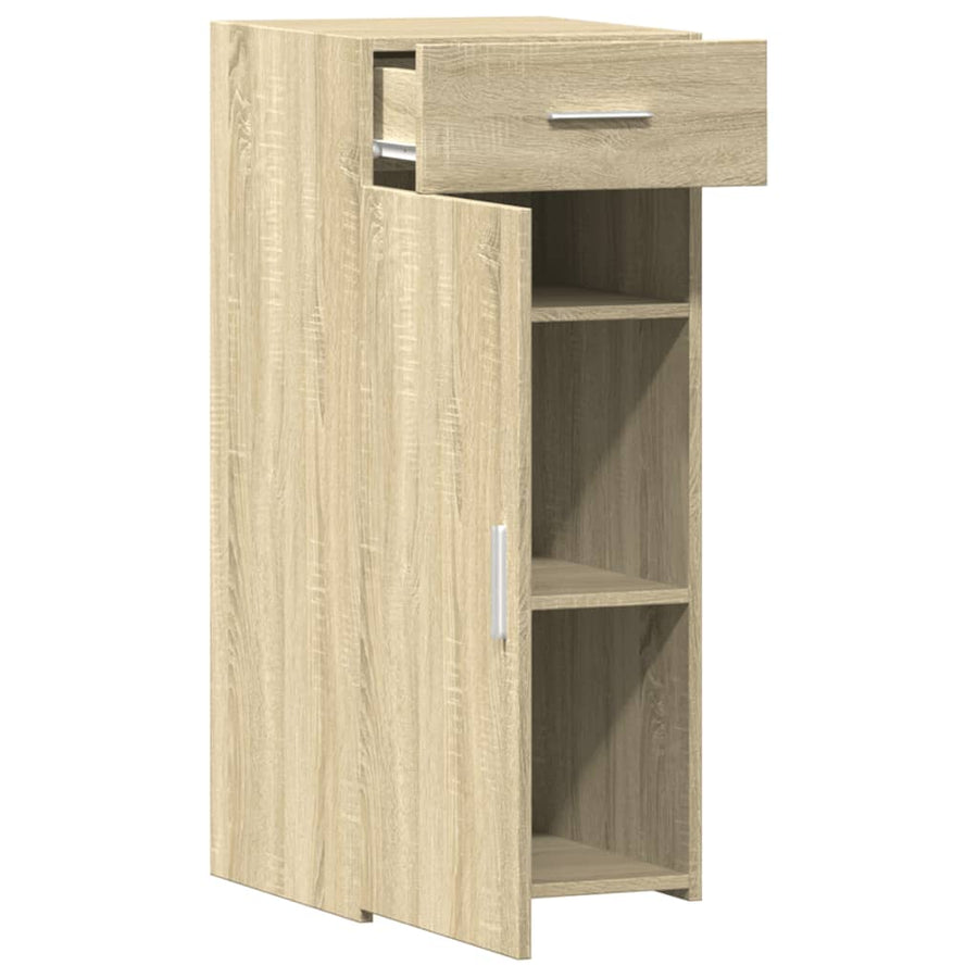 Dressoir 40x42,5x93 cm bewerkt hout sonoma eikenkleurig