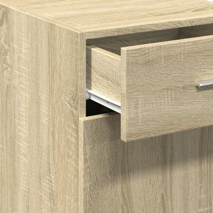 Dressoir 40x42,5x93 cm bewerkt hout sonoma eikenkleurig
