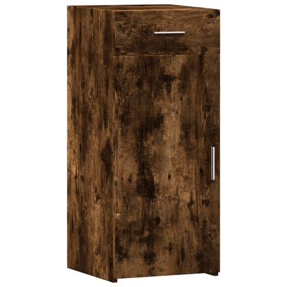 Dressoir 40x42,5x93 cm bewerkt hout gerookt eikenkleurig