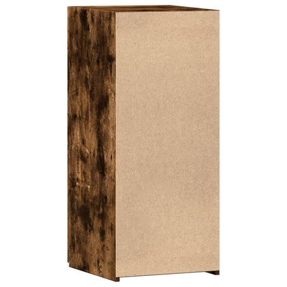 Dressoir 40x42,5x93 cm bewerkt hout gerookt eikenkleurig