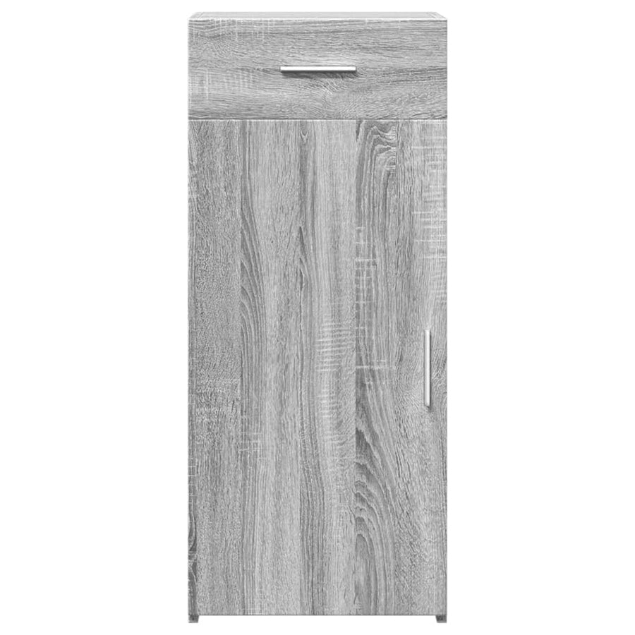 Dressoir 40x42,5x93 cm bewerkt hout grijs sonoma eikenkleur