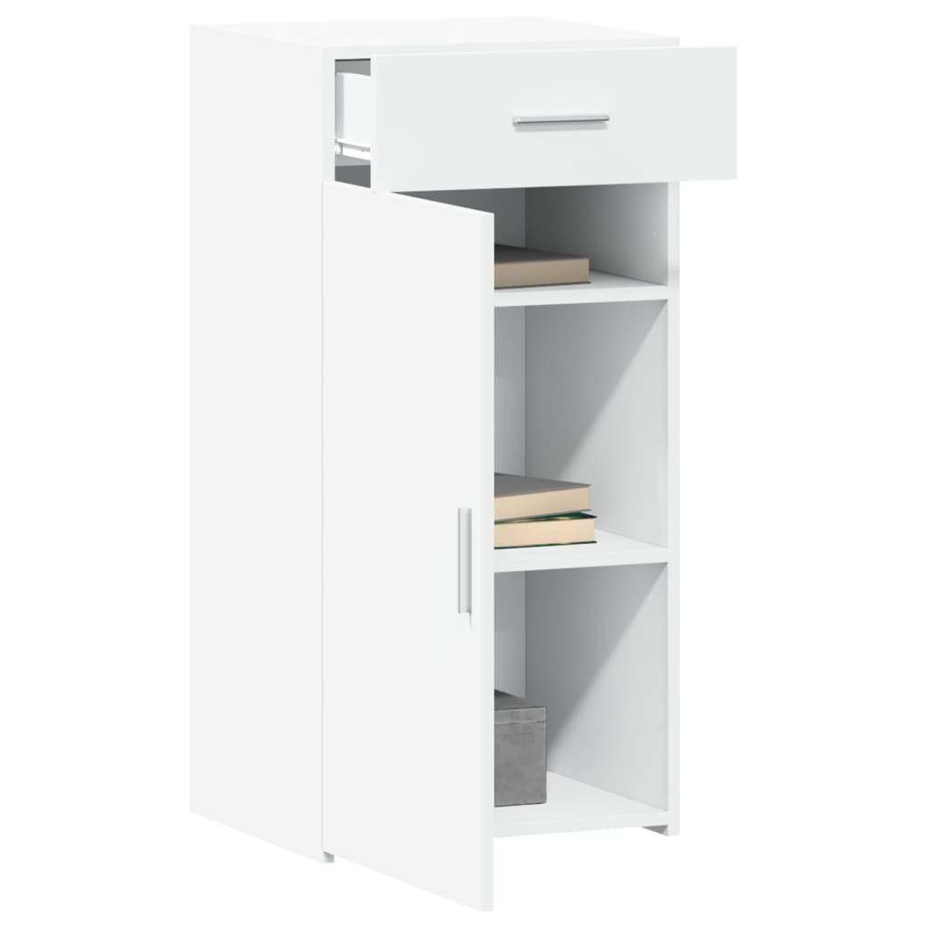 Dressoir 45x42,5x93 cm bewerkt hout wit