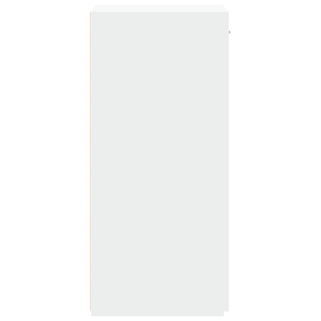 Dressoir 45x42,5x93 cm bewerkt hout wit