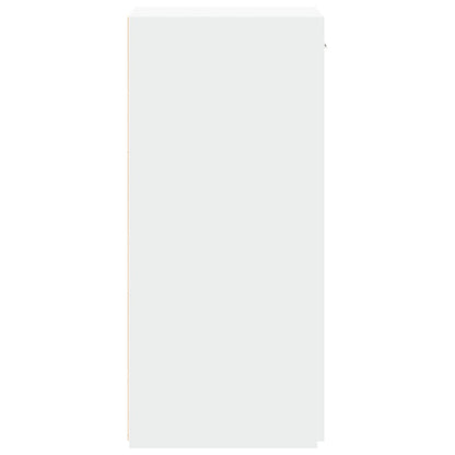 Dressoir 45x42,5x93 cm bewerkt hout wit