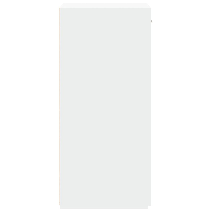 Dressoir 45x42,5x93 cm bewerkt hout wit