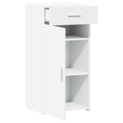 Dressoir 45x42,5x93 cm bewerkt hout wit