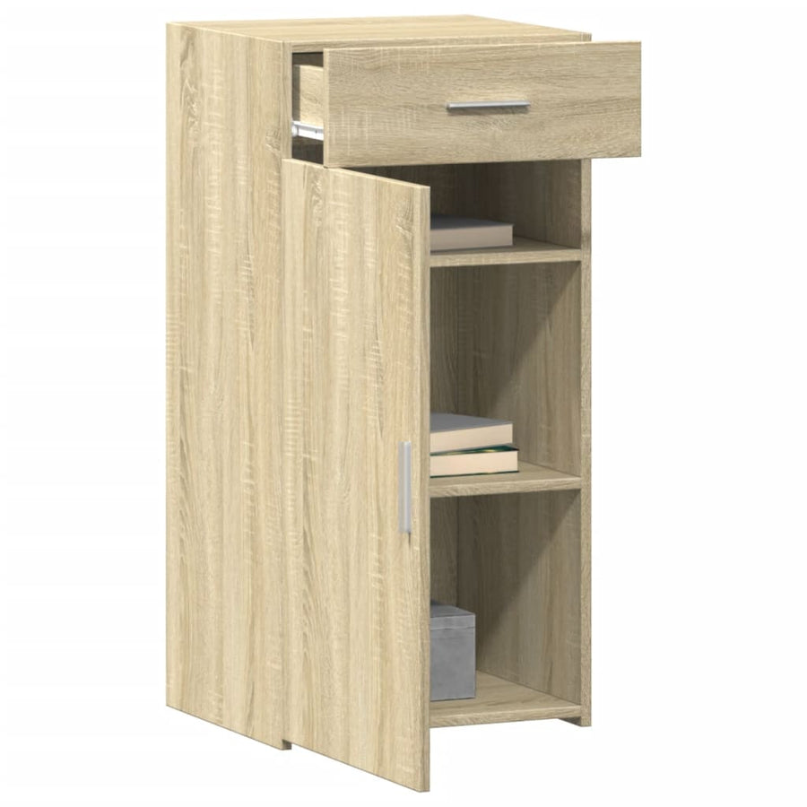 Dressoir 45x42,5x93 cm bewerkt hout sonoma eikenkleurig