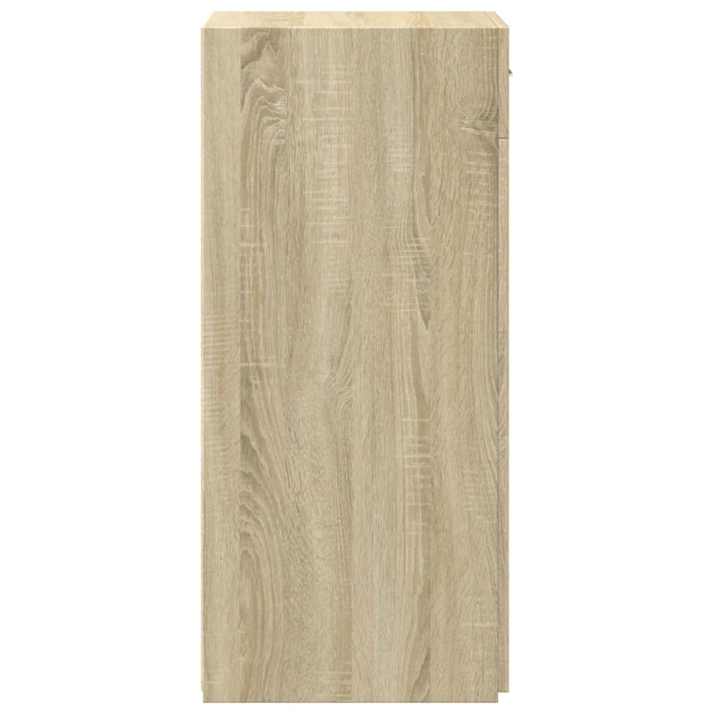 Dressoir 45x42,5x93 cm bewerkt hout sonoma eikenkleurig