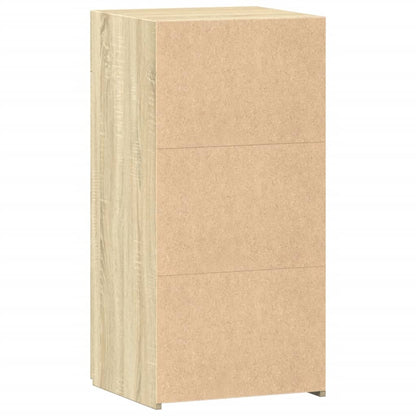 Dressoir 45x42,5x93 cm bewerkt hout sonoma eikenkleurig
