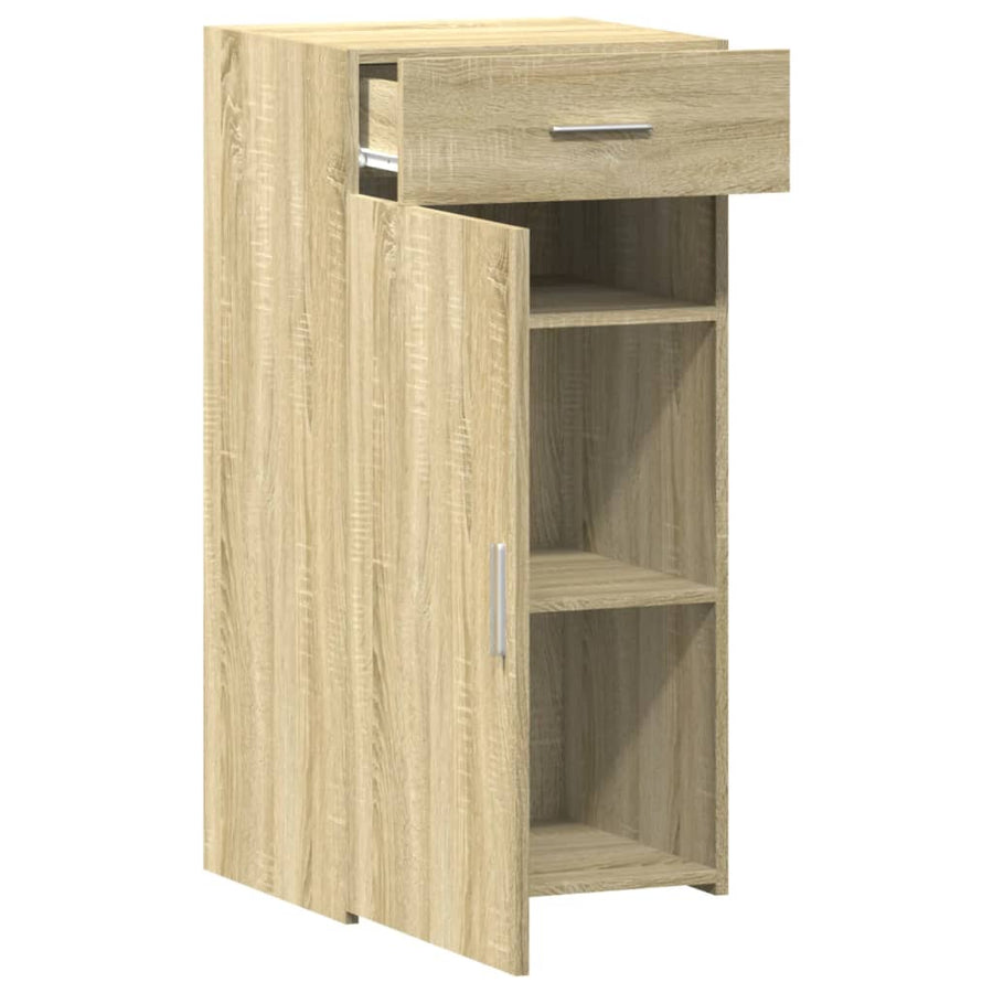 Dressoir 45x42,5x93 cm bewerkt hout sonoma eikenkleurig