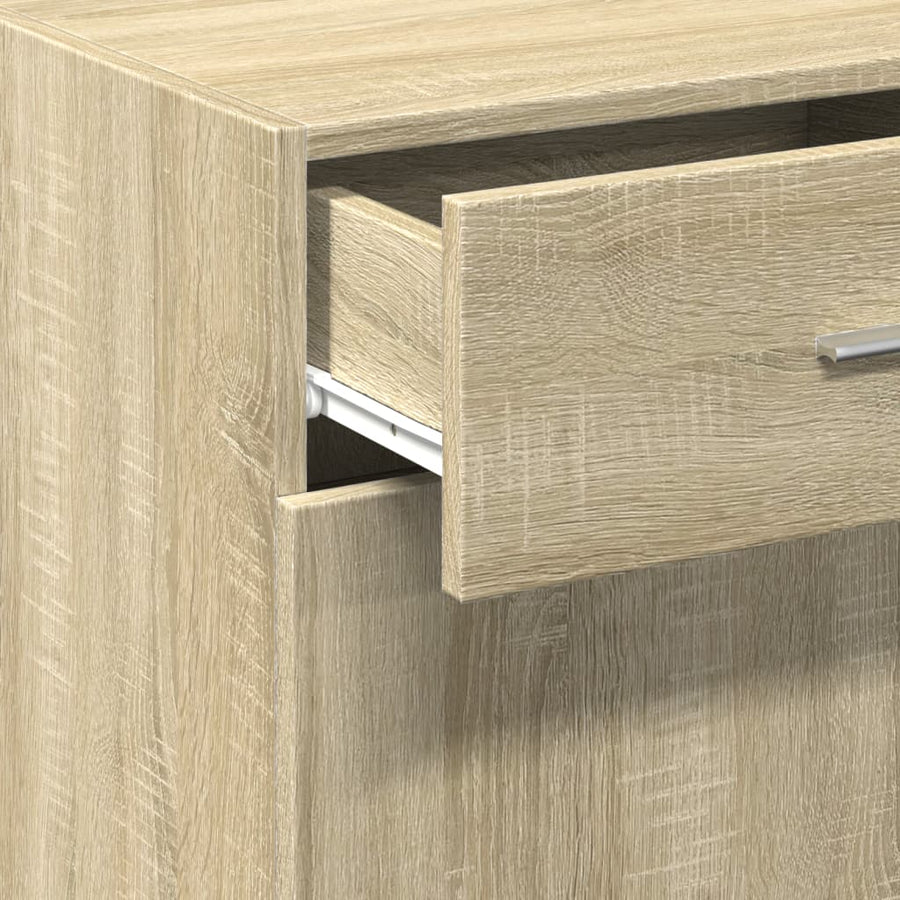 Dressoir 45x42,5x93 cm bewerkt hout sonoma eikenkleurig
