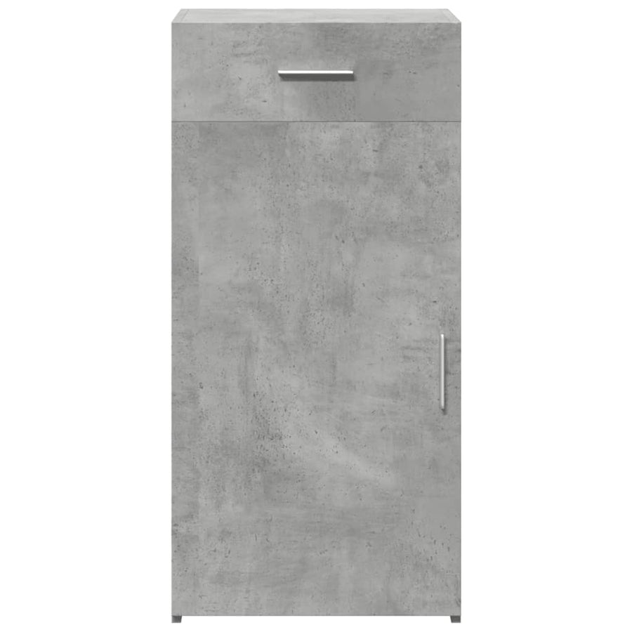 Dressoir 45x42,5x93 cm bewerkt hout betongrijs