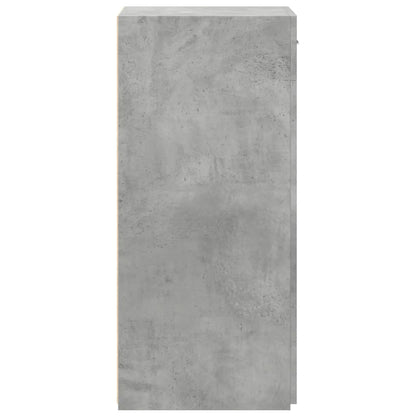 Dressoir 45x42,5x93 cm bewerkt hout betongrijs