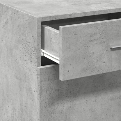 Dressoir 45x42,5x93 cm bewerkt hout betongrijs
