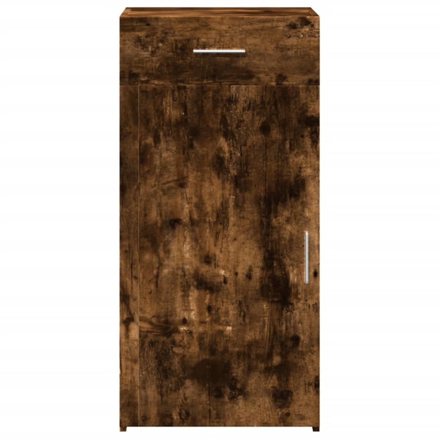 Dressoir 45x42,5x93 cm bewerkt hout gerookt eikenkleurig