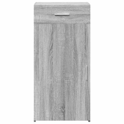 Dressoir 45X42,5X93 Cm Bewerkt Hout Eikenkleurig Grijs sonoma