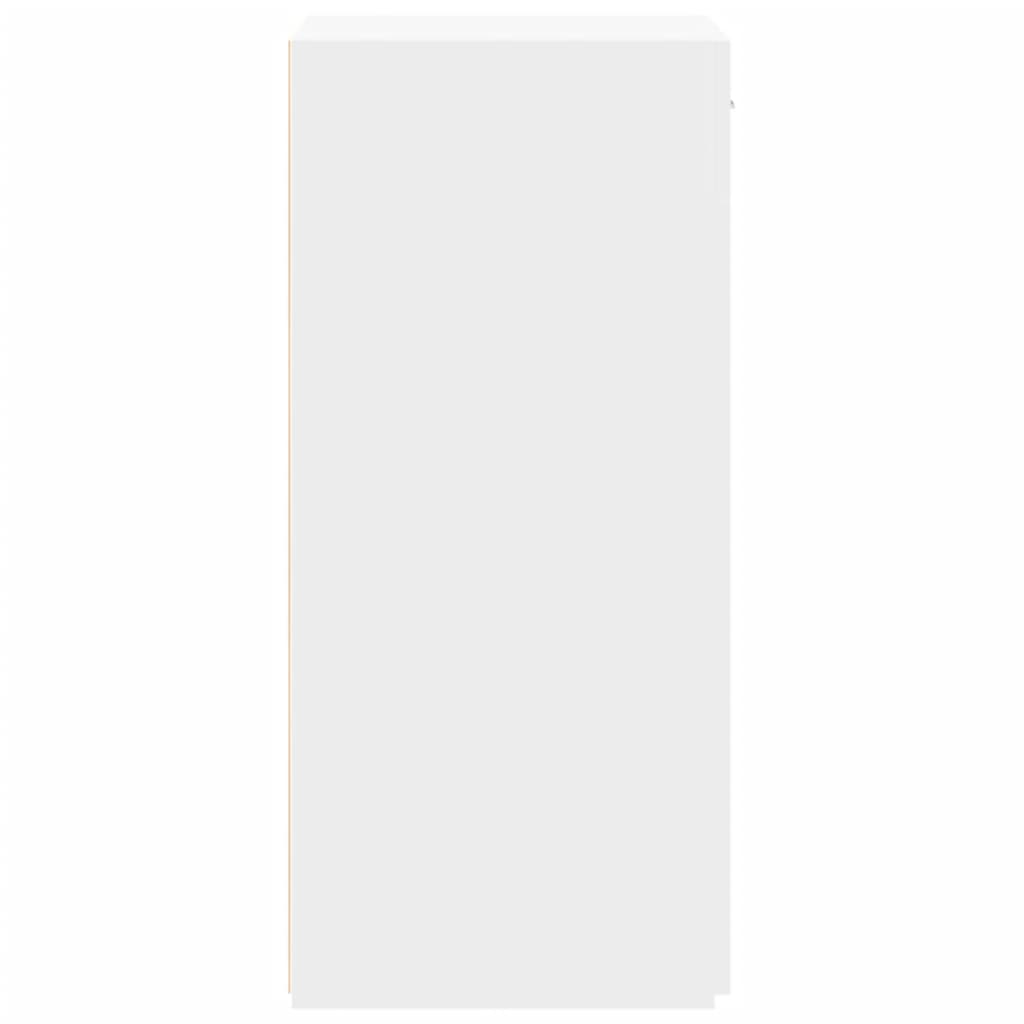 Dressoir 50x42,5x93 cm bewerkt hout wit