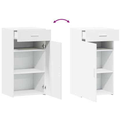 Dressoir 50x42,5x93 cm bewerkt hout wit