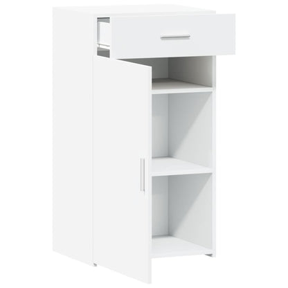 Dressoir 50x42,5x93 cm bewerkt hout wit