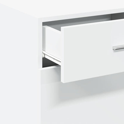 Dressoir 50x42,5x93 cm bewerkt hout wit
