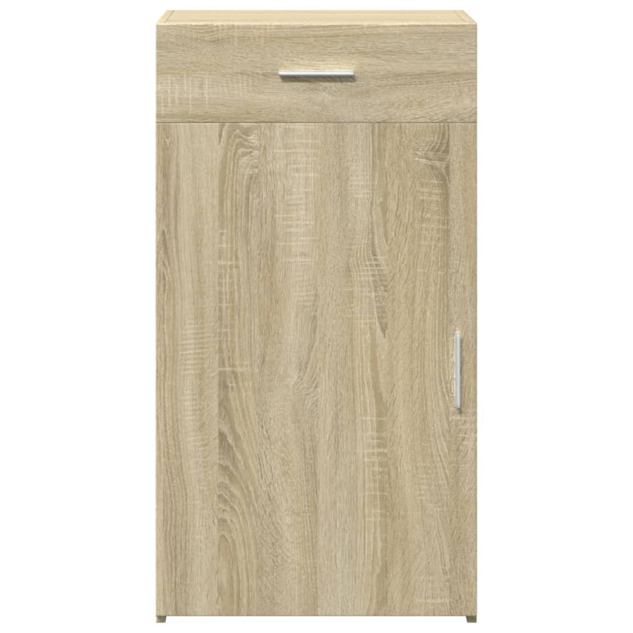 Dressoir 50x42,5x93 cm bewerkt hout sonoma eikenkleurig