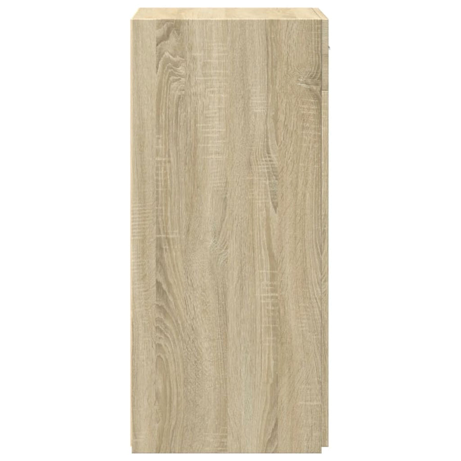 Dressoir 50x42,5x93 cm bewerkt hout sonoma eikenkleurig