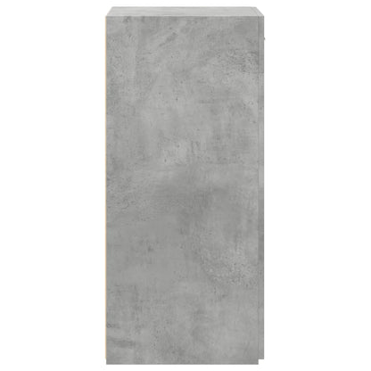 Dressoir 50x42,5x93 cm bewerkt hout betongrijs