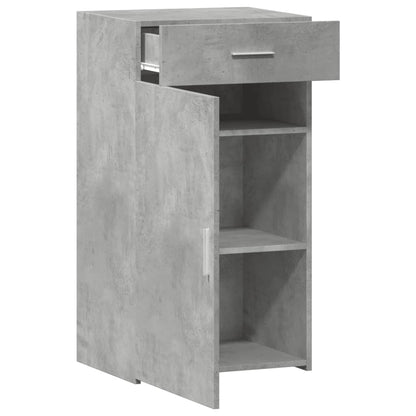 Dressoir 50x42,5x93 cm bewerkt hout betongrijs