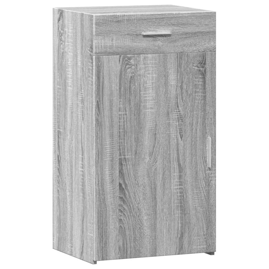 Dressoir 50x42,5x93 cm bewerkt hout grijs sonoma eikenkleurig