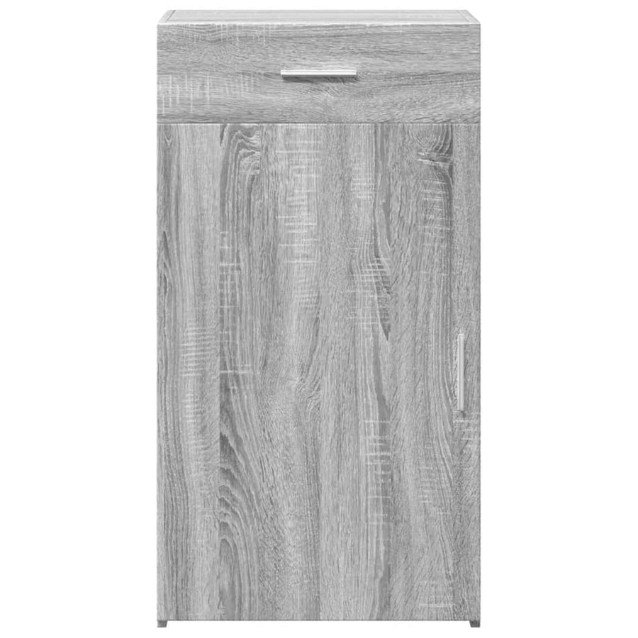 Dressoir 50x42,5x93 cm bewerkt hout grijs sonoma eikenkleurig