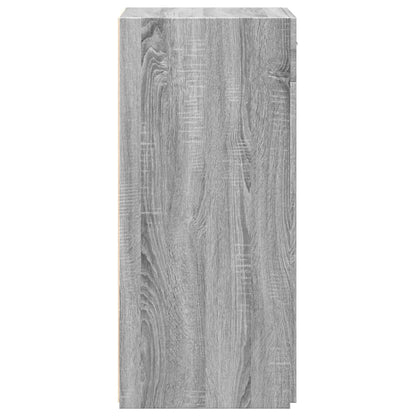 Dressoir 50x42,5x93 cm bewerkt hout grijs sonoma eikenkleurig
