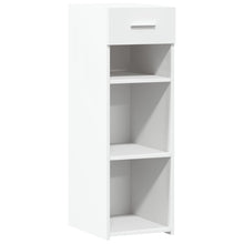 Dressoir 30x42,5x93 cm bewerkt hout wit
