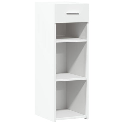 Dressoir 30x42,5x93 cm bewerkt hout wit