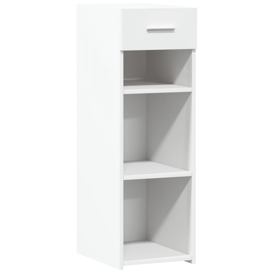 Dressoir 30x42,5x93 cm bewerkt hout wit
