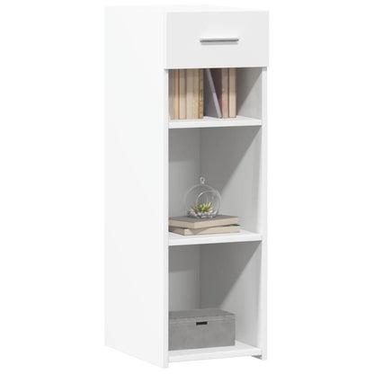 Dressoir 30x42,5x93 cm bewerkt hout wit