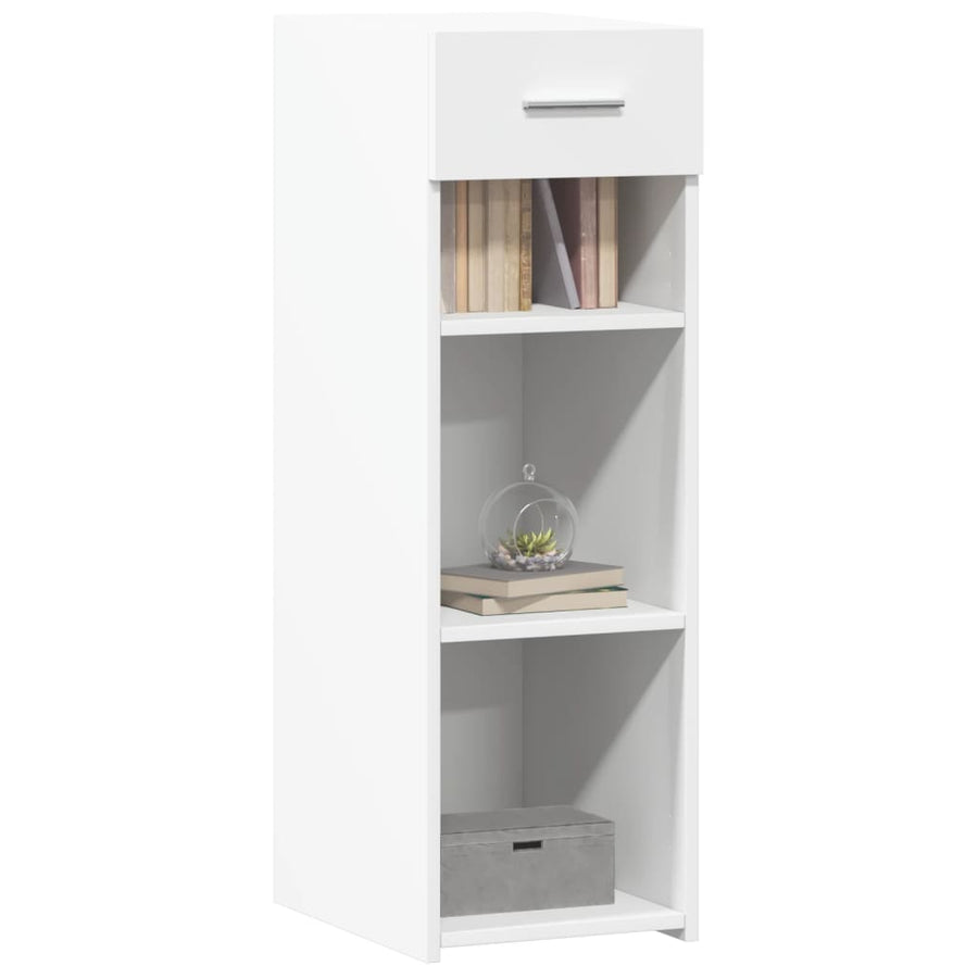 Dressoir 30x42,5x93 cm bewerkt hout wit