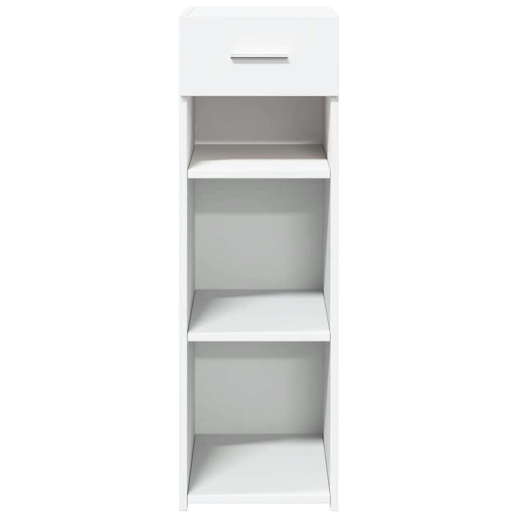 Dressoir 30x42,5x93 cm bewerkt hout wit