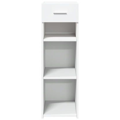 Dressoir 30x42,5x93 cm bewerkt hout wit