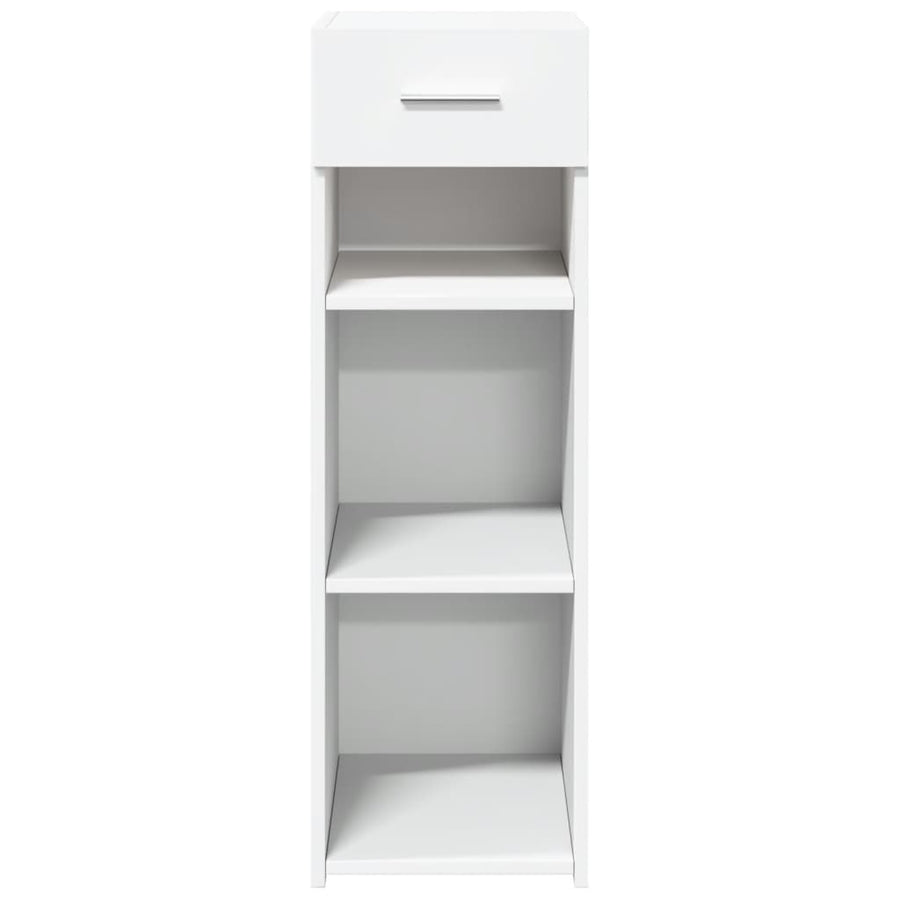 Dressoir 30x42,5x93 cm bewerkt hout wit