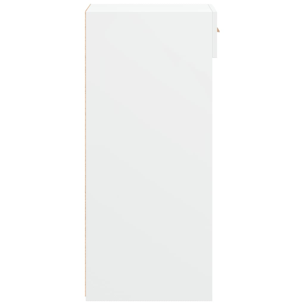 Dressoir 30x42,5x93 cm bewerkt hout wit
