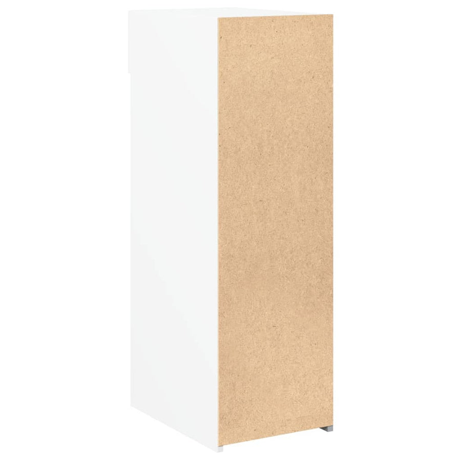 Dressoir 30x42,5x93 cm bewerkt hout wit