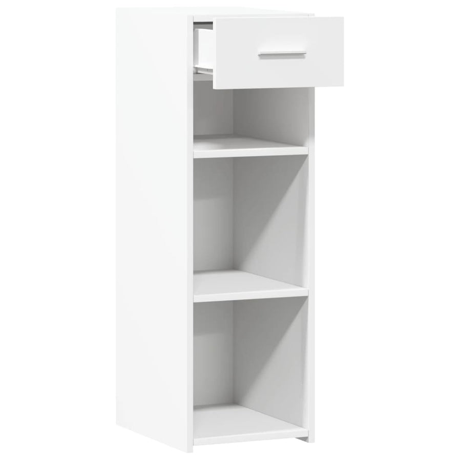 Dressoir 30x42,5x93 cm bewerkt hout wit