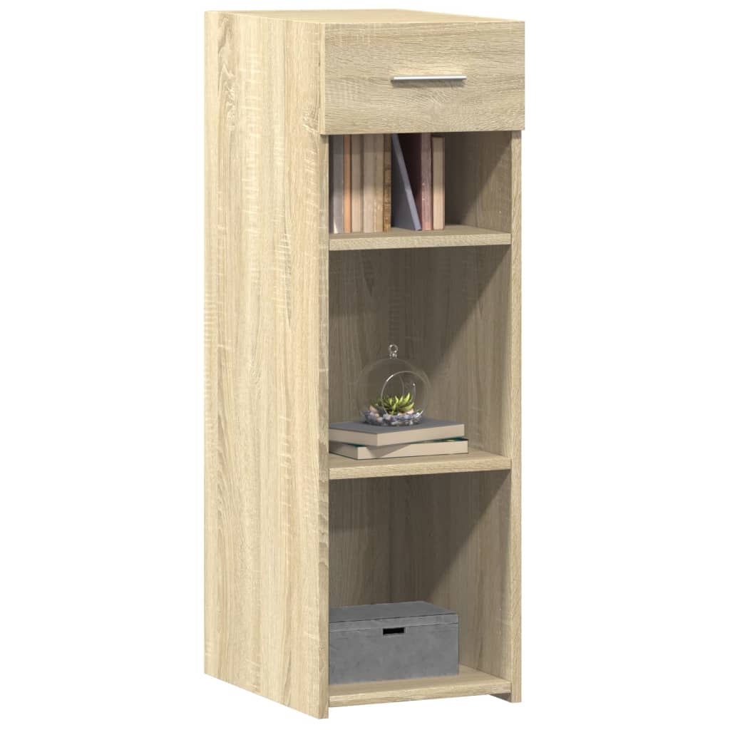 Dressoir 30x42,5x93 cm bewerkt hout sonoma eikenkleurig