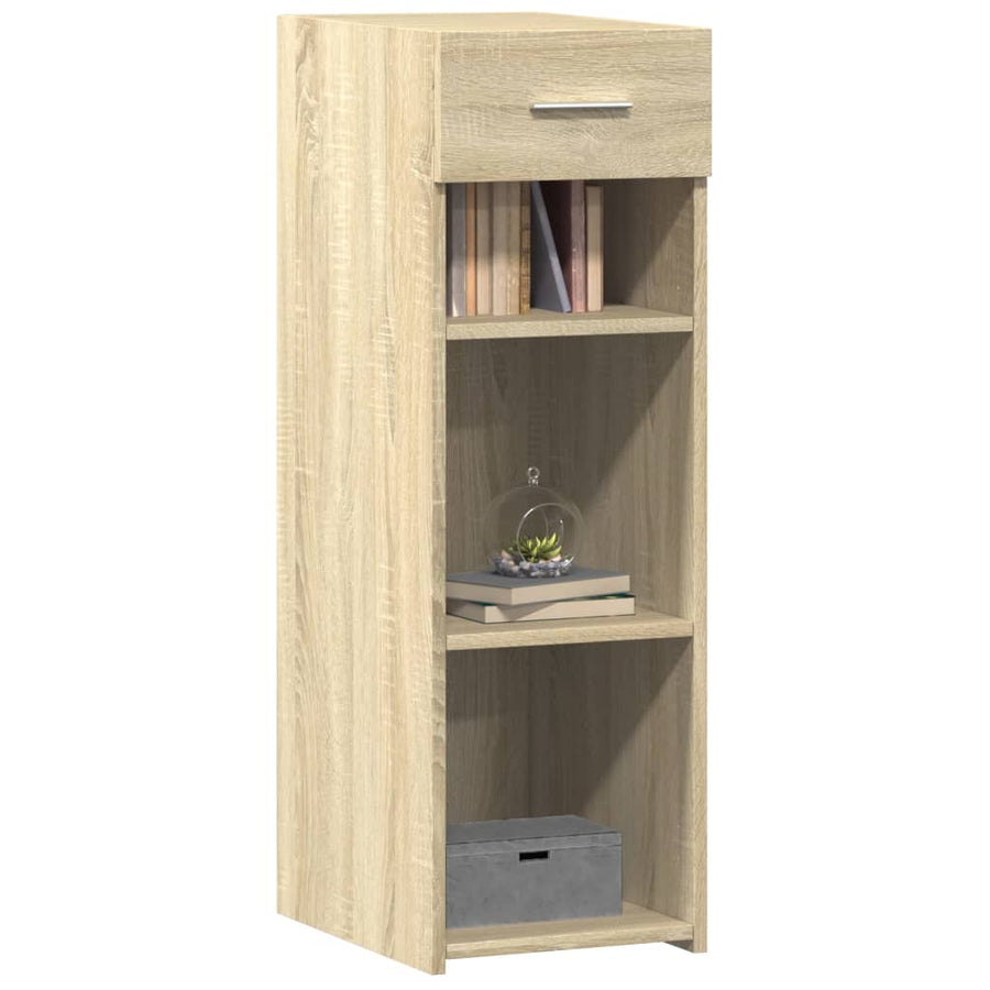 Dressoir 30x42,5x93 cm bewerkt hout sonoma eikenkleurig