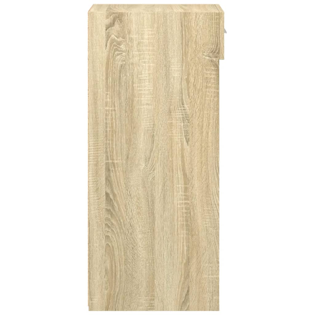 Dressoir 30x42,5x93 cm bewerkt hout sonoma eikenkleurig